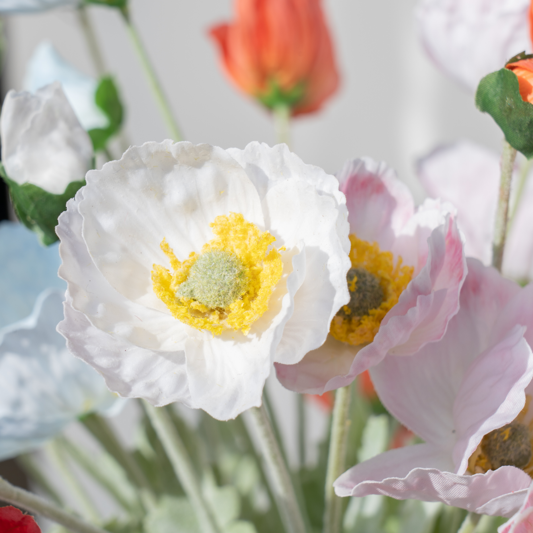 Künstliche Mohnblume